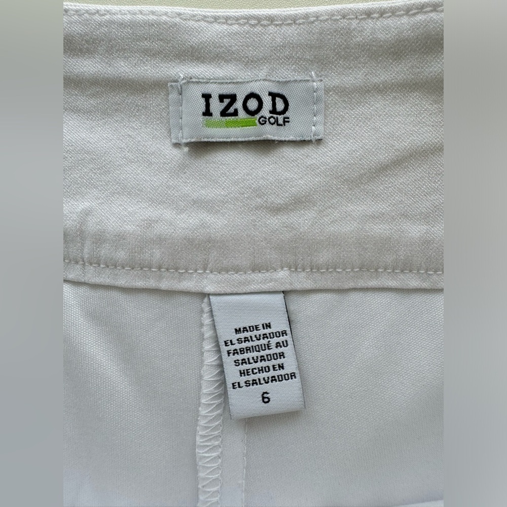 IZOD Golf Women’s White Pull-on Stretch Skort Size 6 - Picture 5 of 7